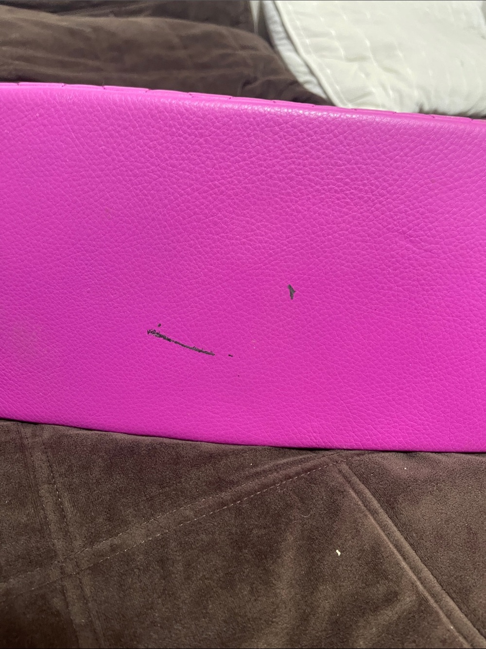 Vera Bradley Hot Pink Quilted Satchel - Picture 2 of 4